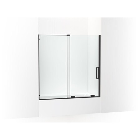 Kohler Echelon Sliding Bath Door, 58-1/4In H X 55.75 - 59.75In W 707623-8L-BL